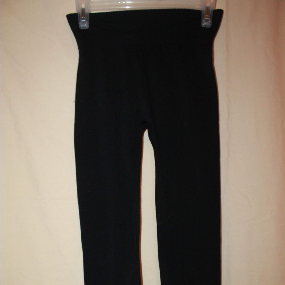 Black fleece lined leggings